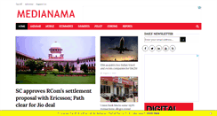 Desktop Screenshot of medianama.com